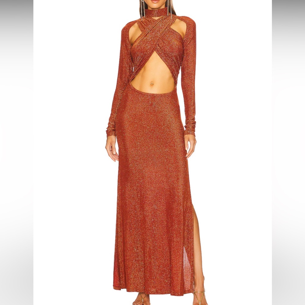 Kim Shui Glitter Wrap Dress